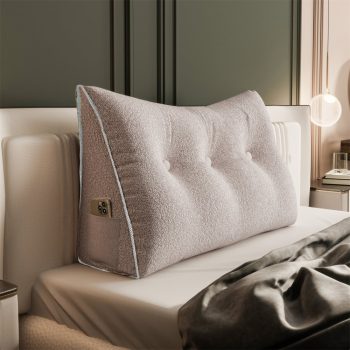 large wedge reading pillow light pink 1952