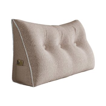 large wedge reading pillow light pink 1955