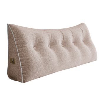 large wedge reading pillow light pink 1956