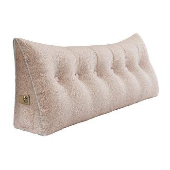 large wedge reading pillow light pink 1957