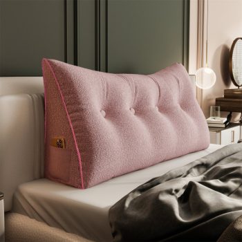 large wedge reading pillow pink 1937