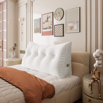 large wedge reading pillow white 1922