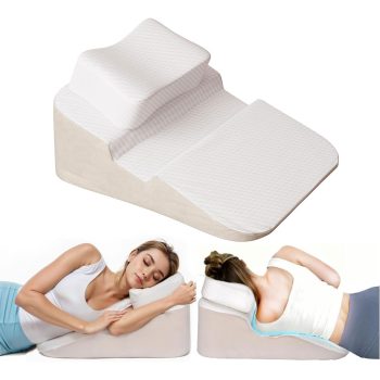 Ergonomic Wedge Pillow with Arm Hole for Shoulder Pain Relief