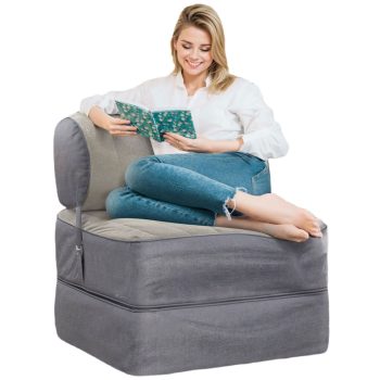 Adjustable Floor Sofa Bed, Multi-Piece Folding Recliner