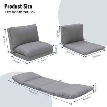 folding sofa bed beanbag 1989