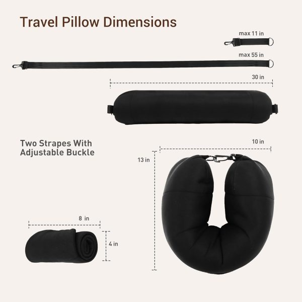 Portable Neck Pillow, Clothes-Stuffable, Ideal for Trips - Image 3