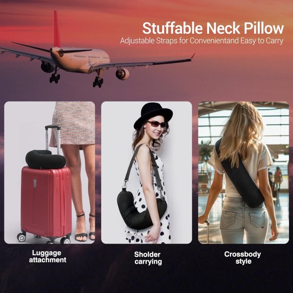 Portable Neck Pillow, Clothes-Stuffable, Ideal for Trips - Image 6