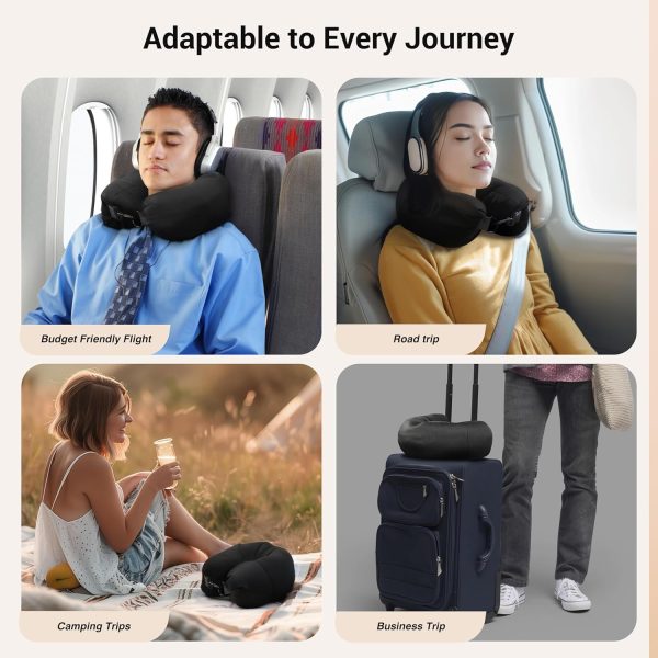 Portable Neck Pillow, Clothes-Stuffable, Ideal for Trips - Image 8