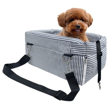 Portable Small Pet Car Seat, Front Seat Safety for Dogs & Cats