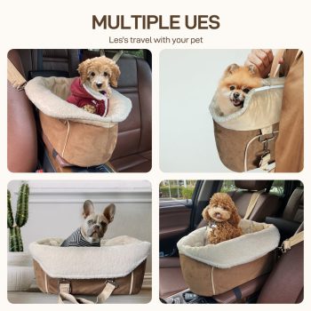 small dog car seat with safety belt 2163