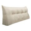bed wedge pillow light beige 01a