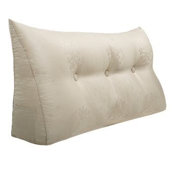 bed wedge pillow light beige 2406