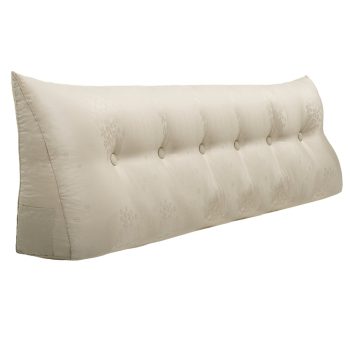 bed wedge pillow light beige 2408