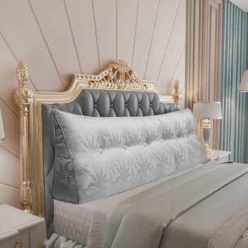 bed wedge pillow light grey 2389