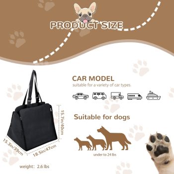 dog car seat carrier for small dogs 04