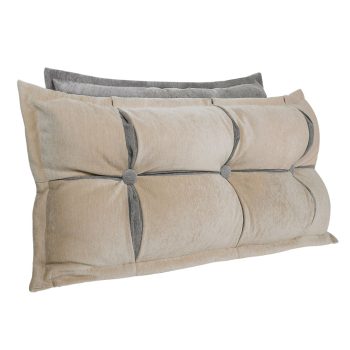 Headboard Backrest Pillows 2 Pack - Soft Wedge for Queen Bed