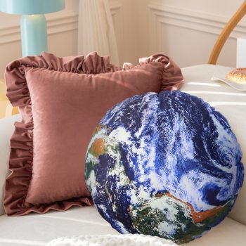 planet throw pillow decor cushion earth 2370