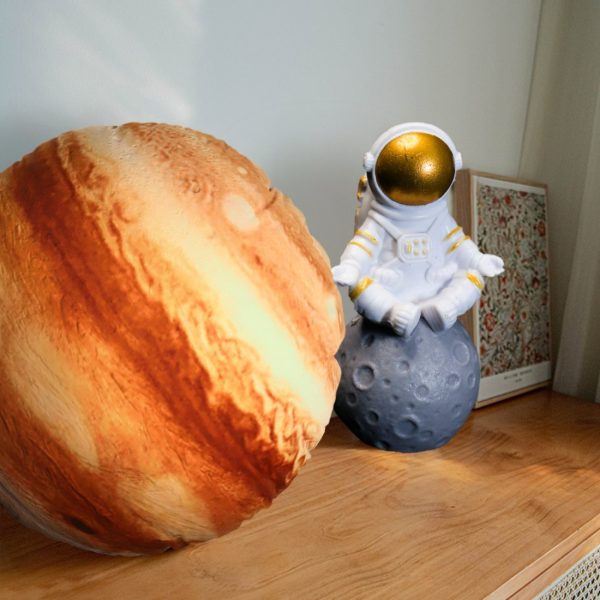 3D Planet Throw Pillows, Solar System Decor, Soft Cushion (Jupiter) - Image 5