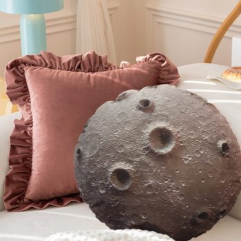 planet throw pillow decor soft cushion moon 2361