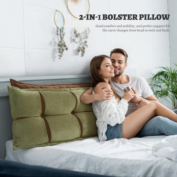 2-Pack Soft Reading & Backrest Support Pillow Cushions - Image 8