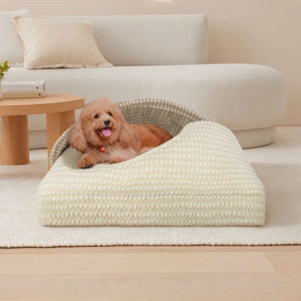 Small Dog & Cat Cave Bed with Hooded Cover, Anti-Slip - Image 3