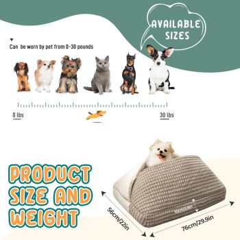 small dog cat cave bed 2423