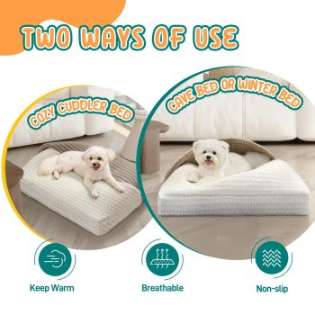 small dog cat cave bed 2425