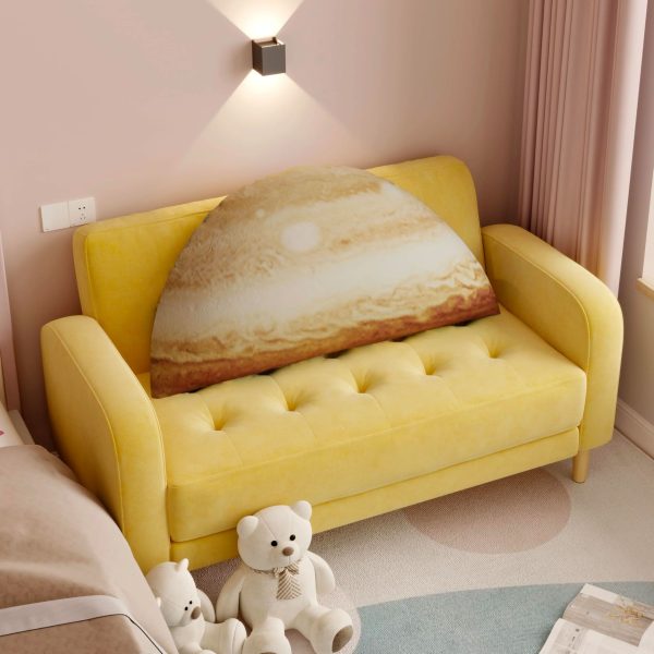 Space Themed Backrest Cushion for Kids - Twin Headboard Pillow (Jupiter) - Image 3