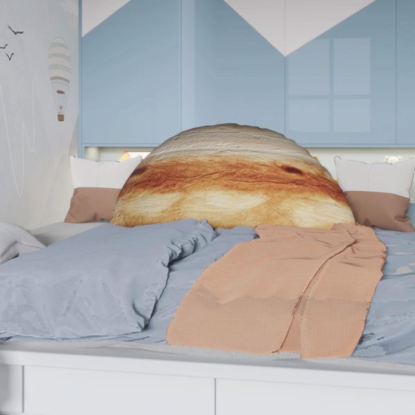 Space Themed Backrest Cushion for Kids - Twin Headboard Pillow (Jupiter) - Image 6