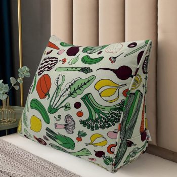 reading back support pillow veggies 3531