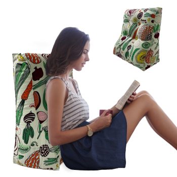 curve reading bed sitting pillow 3545