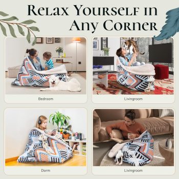 human dog bed floor cushion 05
