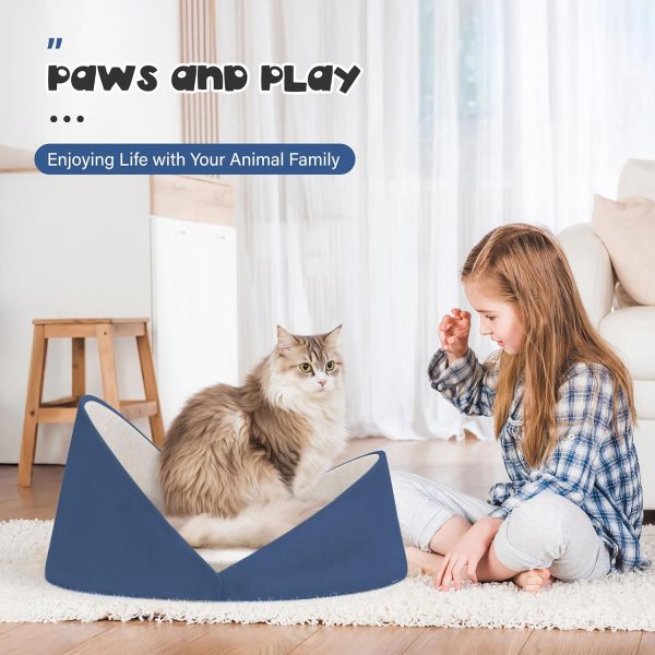 Large Shell Shaped Cat Couch - Modern Cat Bed - Image 5