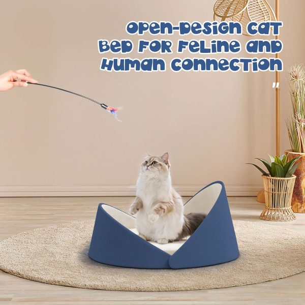 Large Shell Shaped Cat Couch - Modern Cat Bed - Image 7