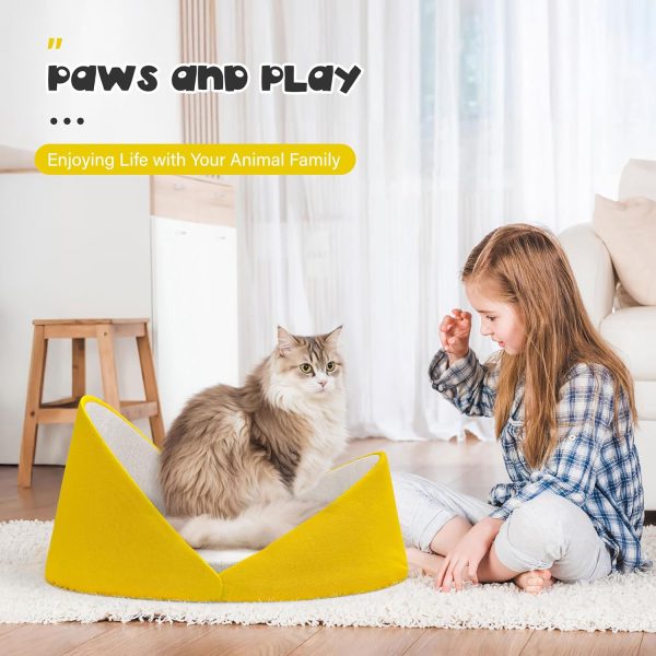 Large Shell Shaped Cat Couch - Modern Cat Bed - Image 13