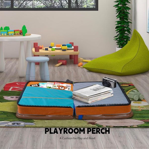 Foldable Book Shaped Floor Pillow Cushion, Unique Fun Gift - Image 9