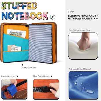 book shaped floor pillow cushion 10