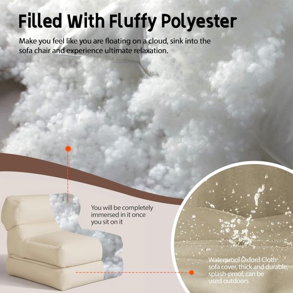 Versatile Fold-Out Couch & Chair Bed for Home/Outdoor - Image 10