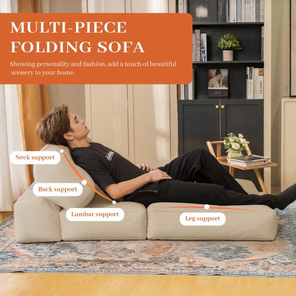 Versatile Fold-Out Couch & Chair Bed for Home/Outdoor - Image 3
