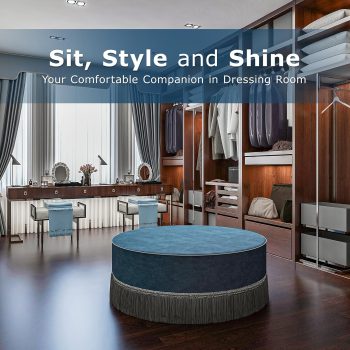 round ottoman table blue 05