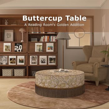 round upholstered ottoman 07